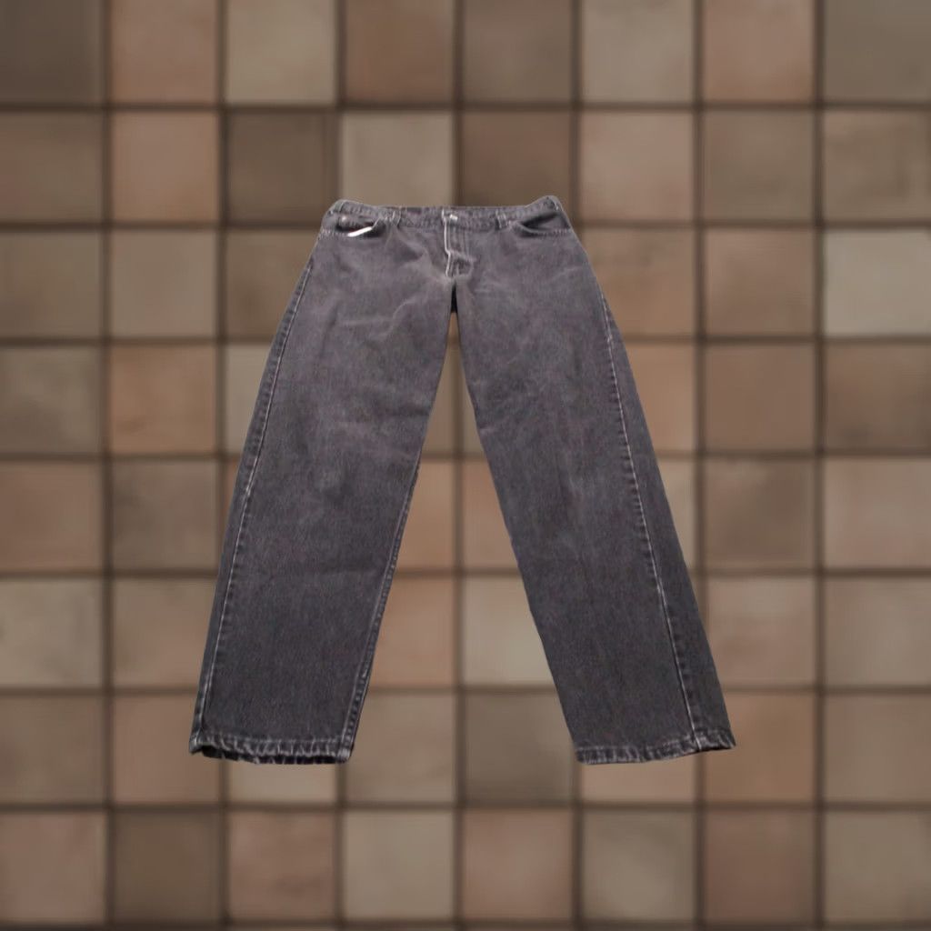 Levi's Levi's Jeans Mens 36 Regular Black Denim Straight 550 Orange Tab USA Made Jeans Men 36 Black Denim Straight Jeans Mens 550 Orange Tab USA Made Size US 32 / EU 48 - 1 Thumbnail