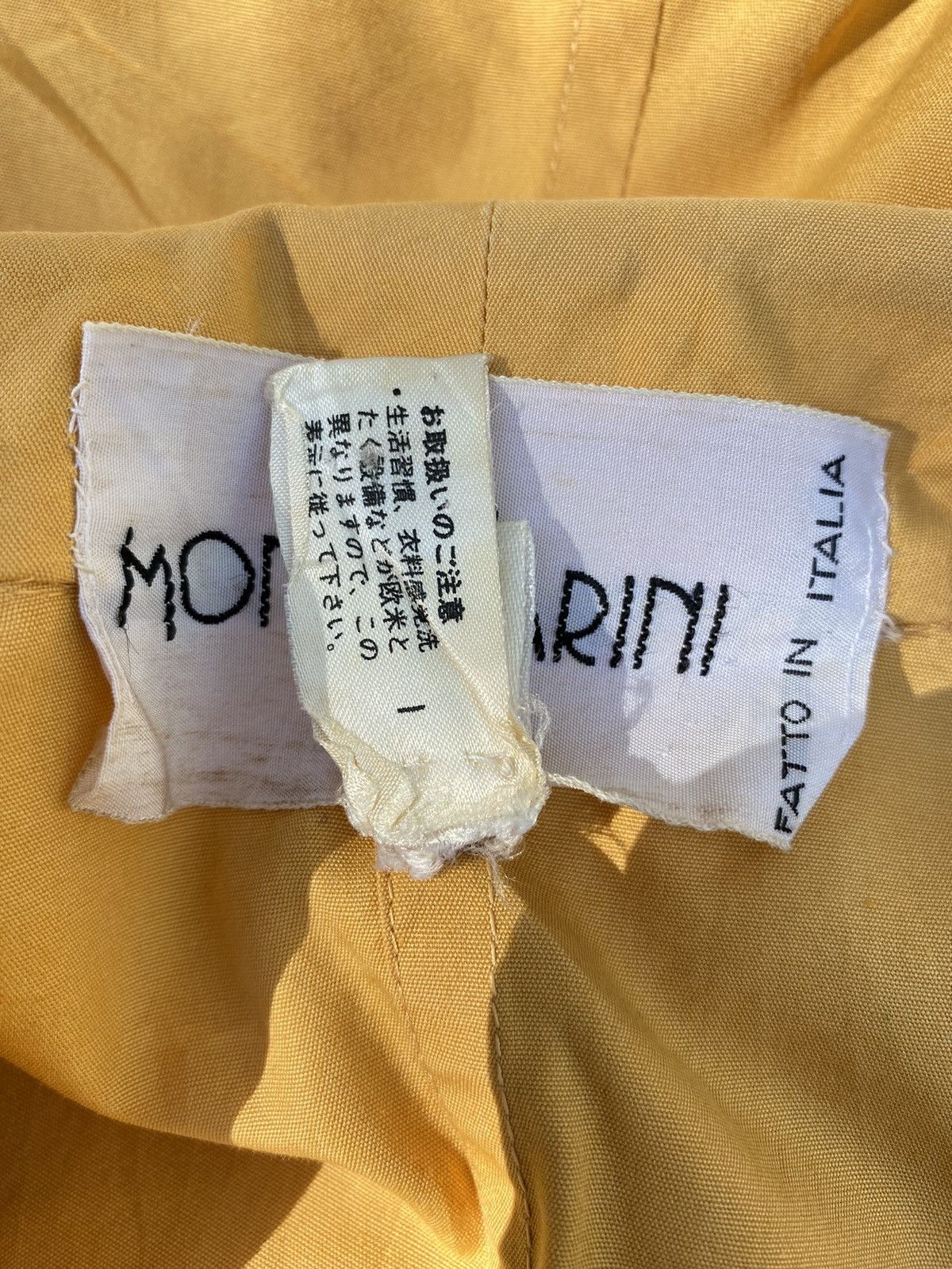Designer FRANCO MONTANARINI Yellow Blazer Jacket Size ONE SIZE - 9 Thumbnail