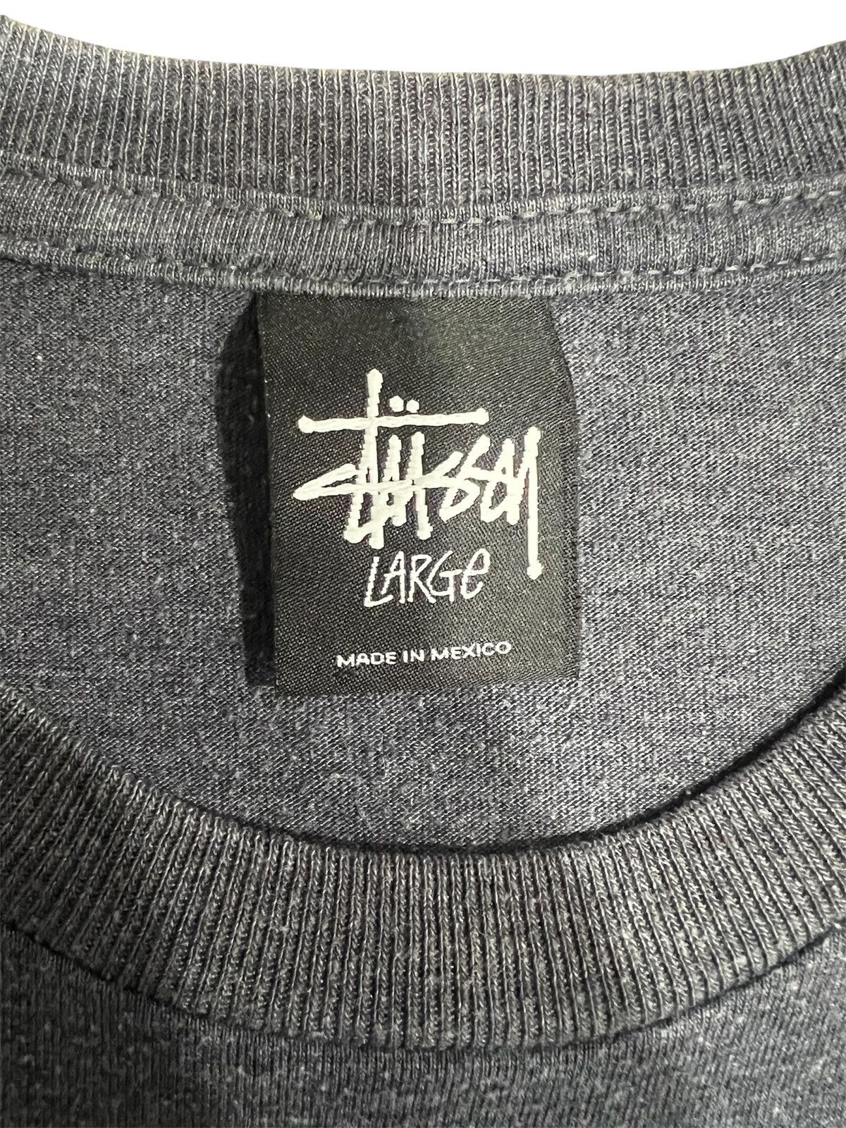 Stussy Stussy Logo T-Shirt Grey Size US L / EU 52-54 / 3 - 4 Thumbnail
