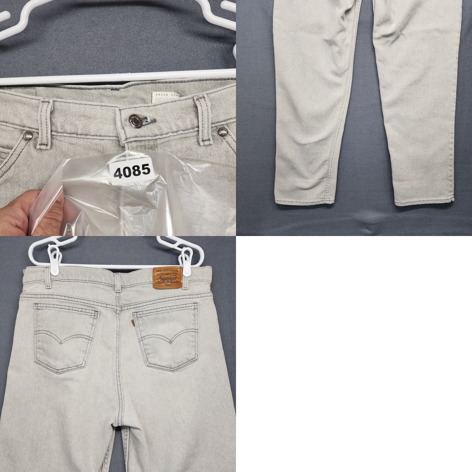 Levi's VINTAGE Levi's Jeans Men 36x30 Grey 540 Flex Distress Brown Tab 90s Tag 38x32 Jeans Mens Size US 36 / EU 52 - 10 Thumbnail