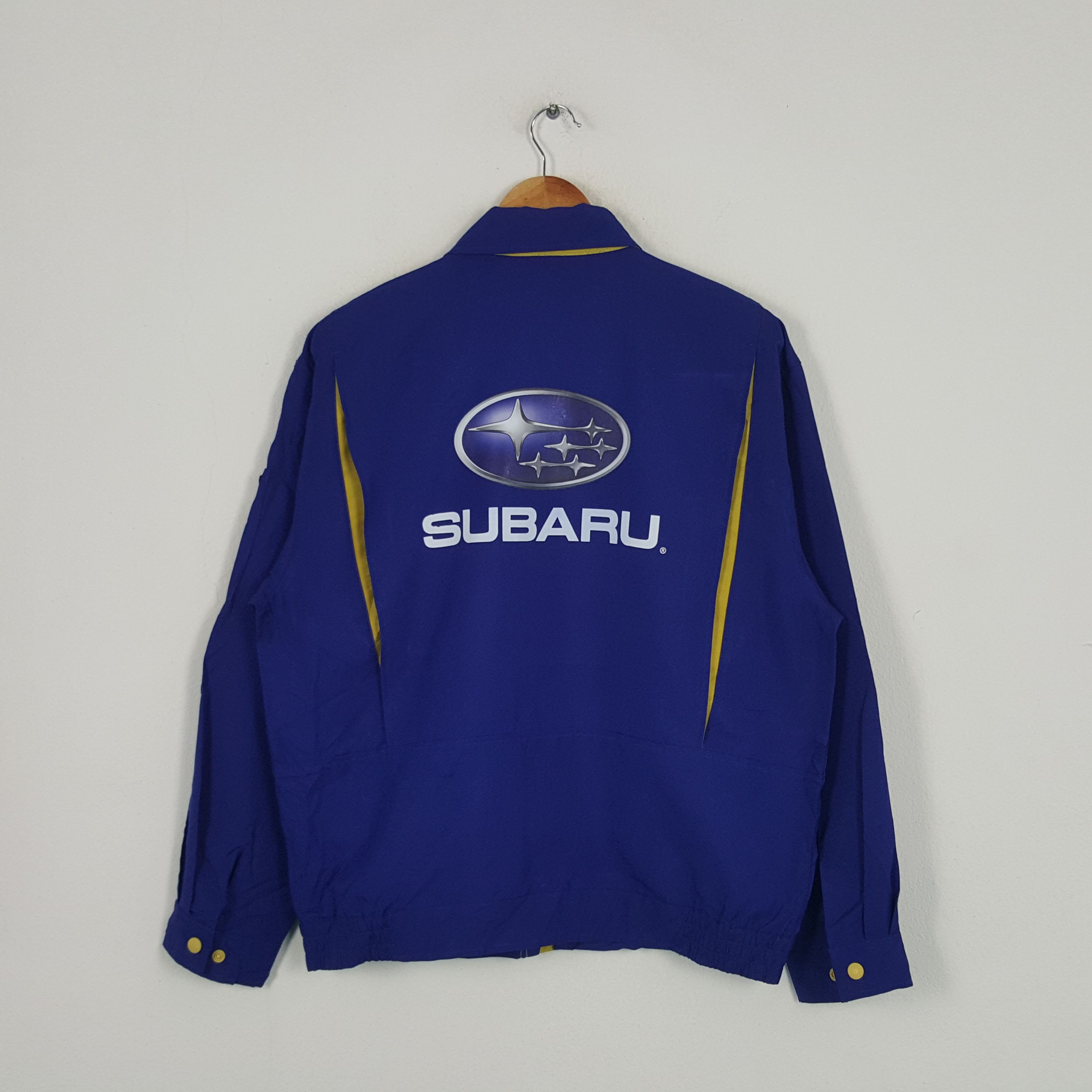 Vintage Vintage Subaru Japanese Motorsports Team Custom Art Jacket Size US M / EU 48-50 / 2 - 1 Thumbnail