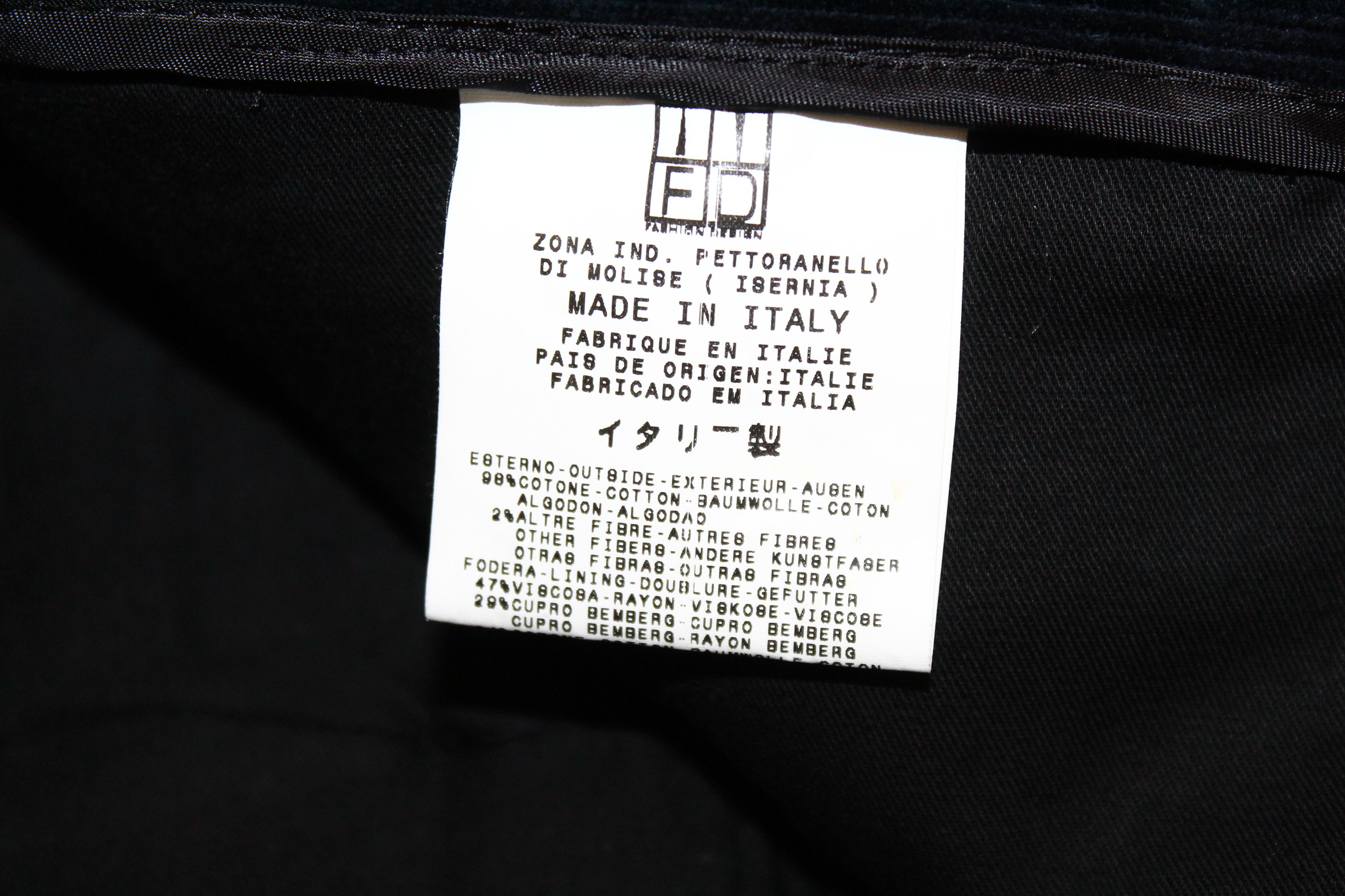 Romeo Gigli 🔥Romeo Gigli Royal Corduroy Straight Leg Essential Trousers Size US 38 / EU 54 - 7 Thumbnail