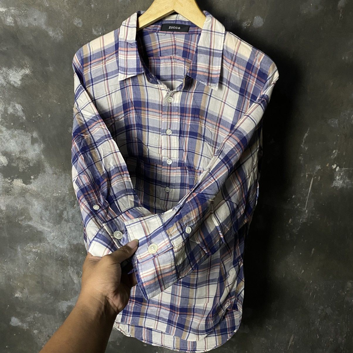 Issey Miyake × Japanese Brand × Zucca Vintage zucca issey miyake convex form unique shirt Size US M / EU 48-50 / 2 - 6 Thumbnail