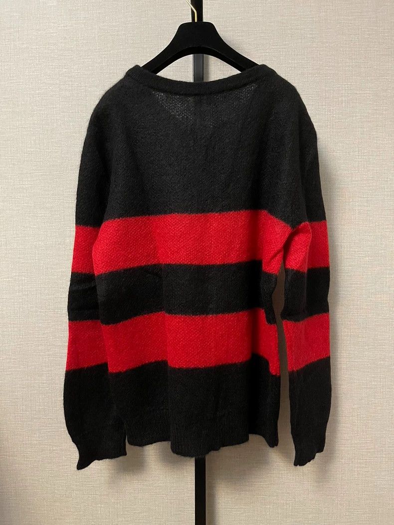 Saint Laurent Paris Saint Laurent Paris Striped mohair sweater Size XL / US 12-14 / IT 48-50 - 2 Thumbnail