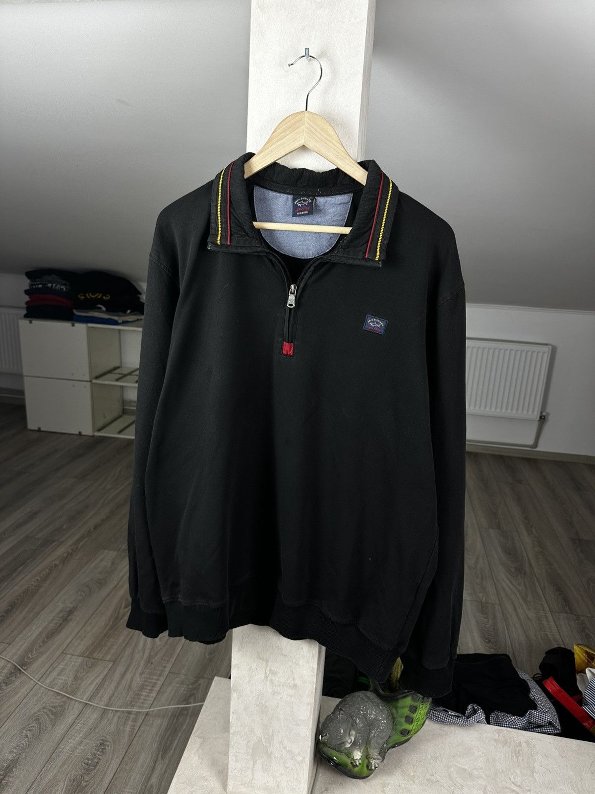 Paul & Shark Vintage Paul & Shark 1/4 Zip Sweatshirt Made In Italy Size US XXL / EU 58 / 5 - 1 Thumbnail