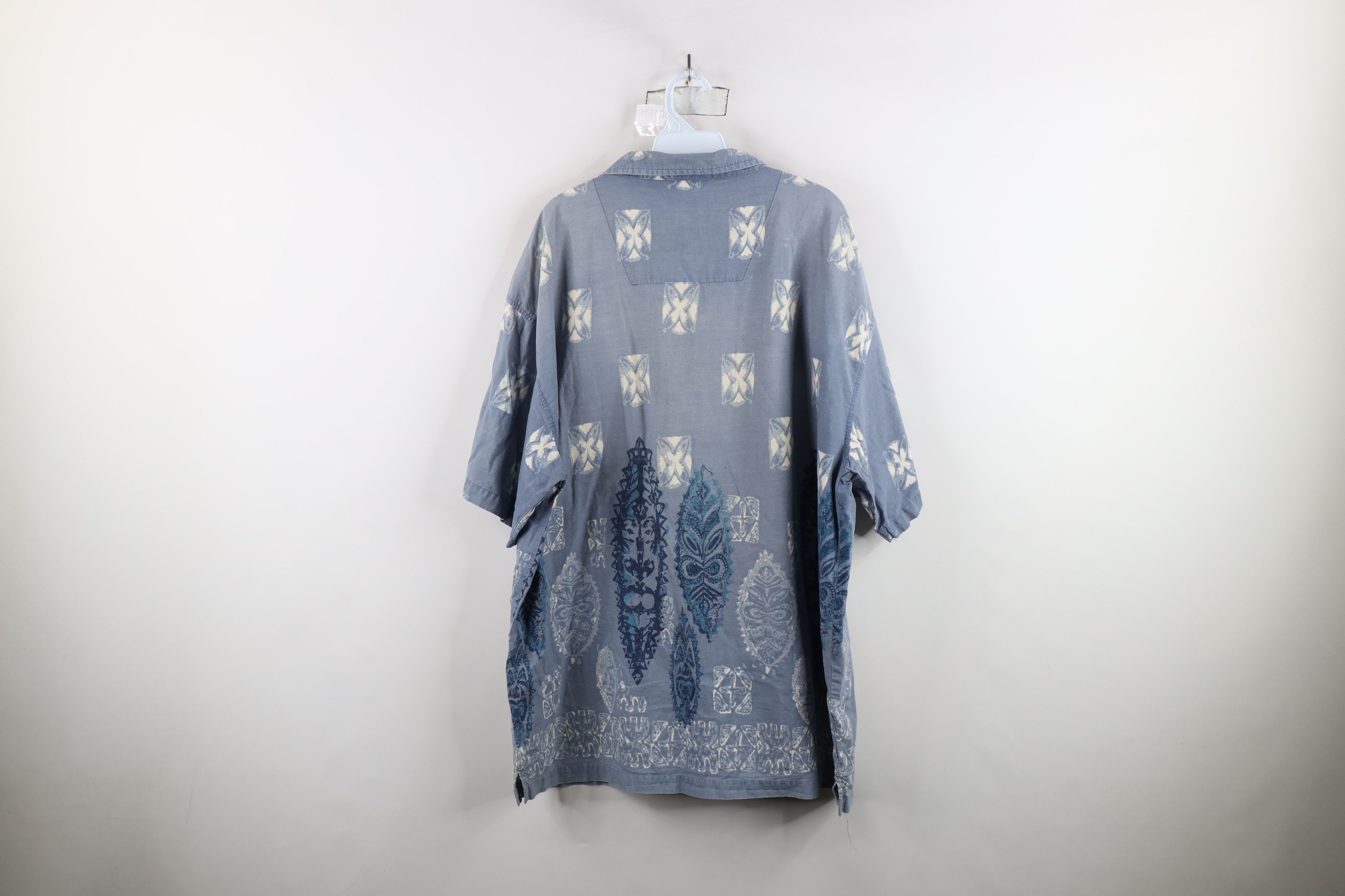 Vintage Vintage 90s Streetwear Flower Luau Hawaiian Button Shirt Size US XL / EU 56 / 4 - 12 Thumbnail