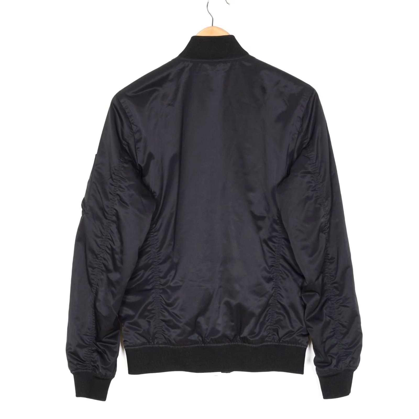 J.Lindeberg J.LINDEBERG Rafe 72 Bomber Jacket Men S MJ5900 Satin Bomber Jacket Black Small Mens Size US S / EU 44-46 / 1 - 3 Thumbnail
