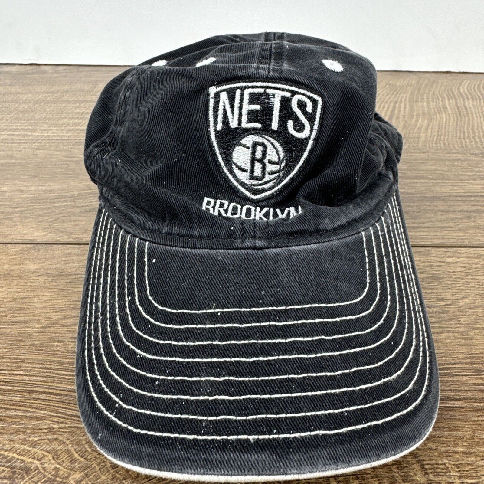 Other Brooklyn Nets Hat Nets NBA Black Hat Adjustable Adult Size H Size ONE SIZE - 5 Thumbnail