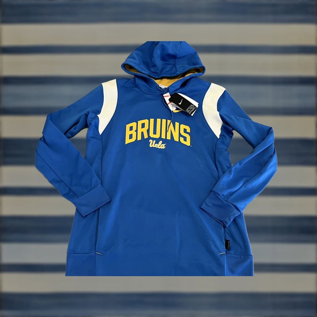Nike Nike UCLA Bruins Football On-Field Blue Pullover Hoodie Mens M Medium NWT Size US M / EU 48-50 / 2 - 1 Thumbnail