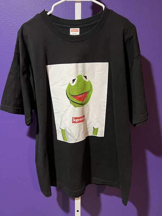 Supreme kermit best sale tee grailed