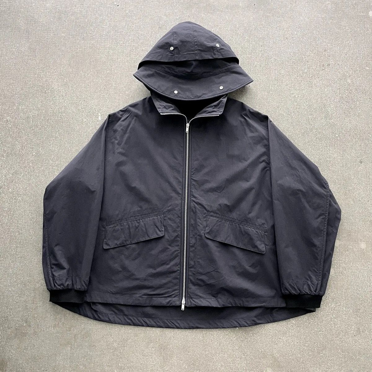 Jil Sander JIL SANDER SALINA DOUBLE-HOODED COTTON-TWILL Size US L / EU 52-54 / 3 - 1 Thumbnail