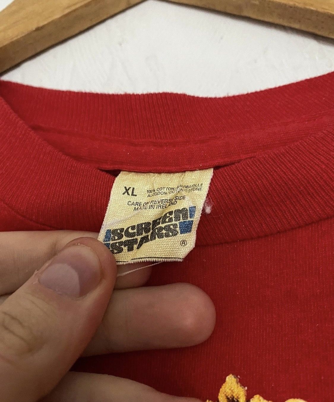 Band Tees × Vintage Vintage Elton John T shirt Single Stitch (Freddy Mercury) Size US XL / EU 56 / 4 - 2 Thumbnail