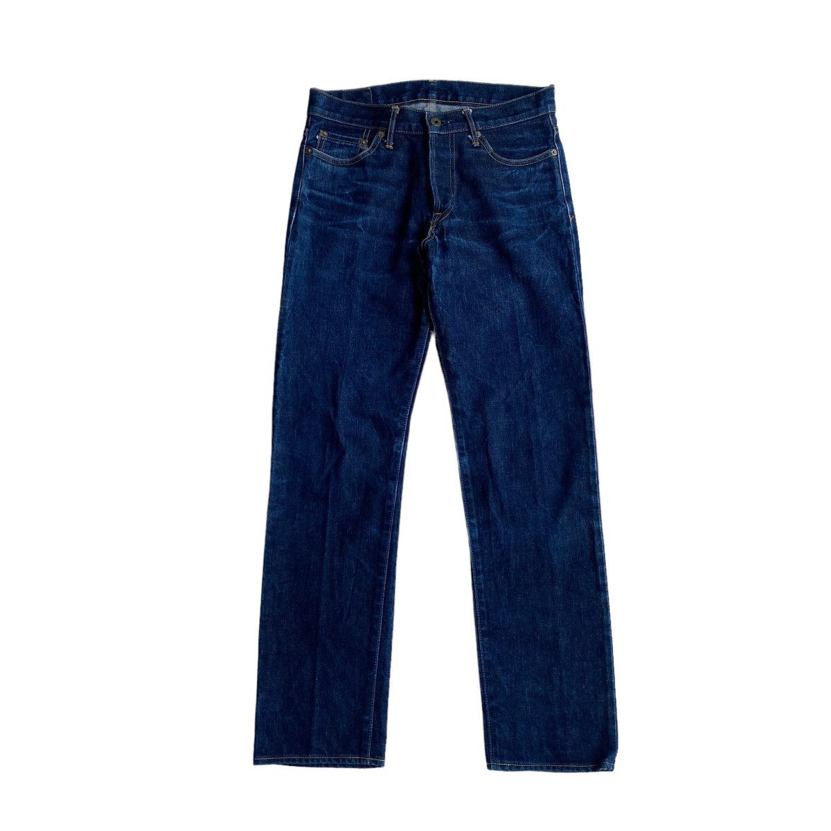 image of Indigo Selvedge Denim Pants in Indigo Blue, Men's (Size 29)