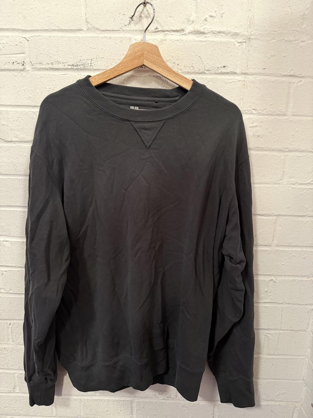 Unknown London Men's Black Crew Neck Sweatshirt Size US M / EU 48-50 / 2 - 1 Thumbnail
