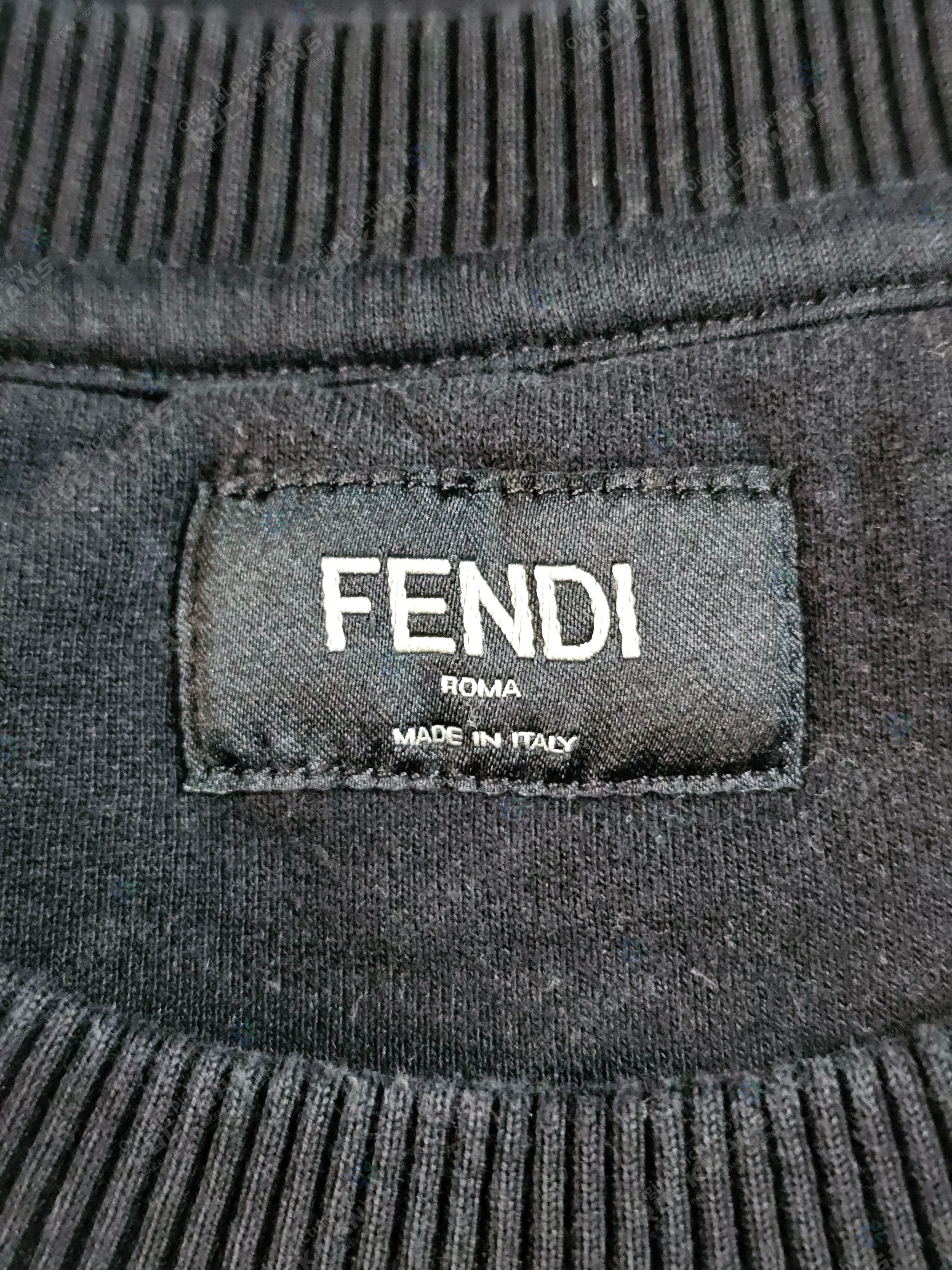 Fendi Fendi Black FF Sweatshirts size M Size US M / EU 48-50 / 2 - 5 Thumbnail