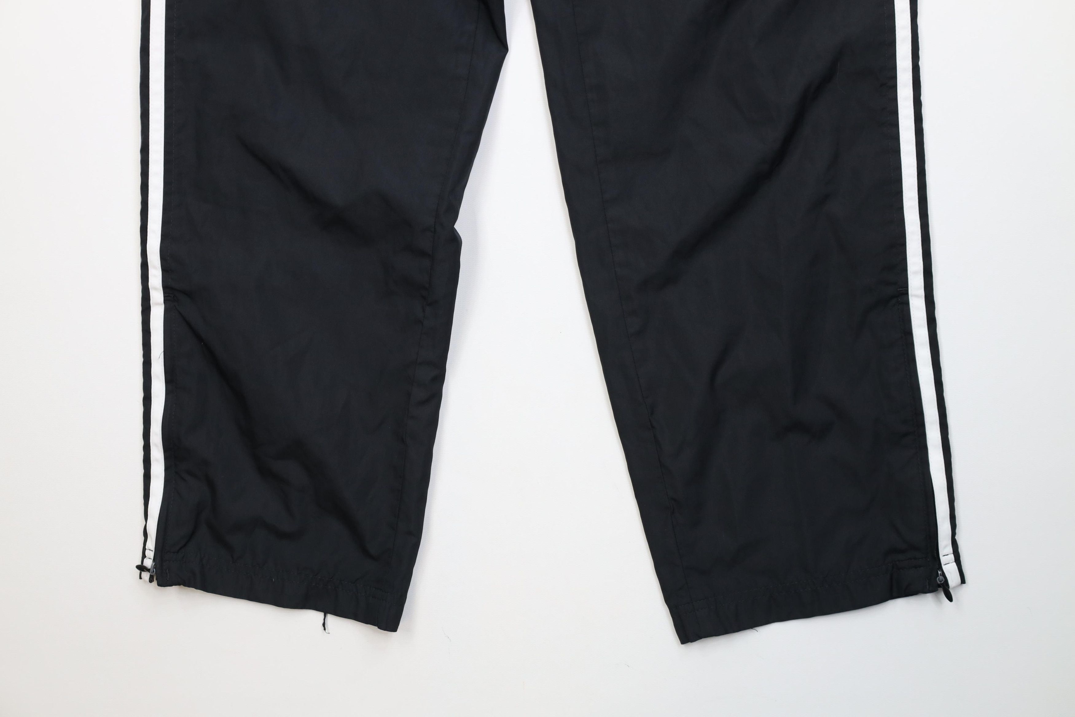 Adidas Vintage Y2K 2006 Adidas Lined Windbreaker Pants Black Size US 34 / EU 50 - 4 Thumbnail