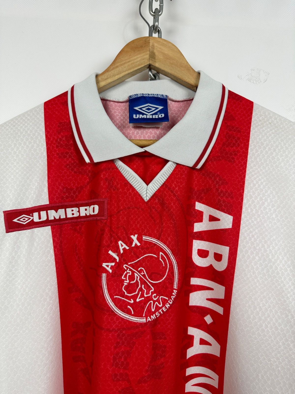 Umbro × Vintage 1998/99 Umbro Ajax Amsterdam Vintage Soccer Jersey Size US XL / EU 56 / 4 - 7 Thumbnail