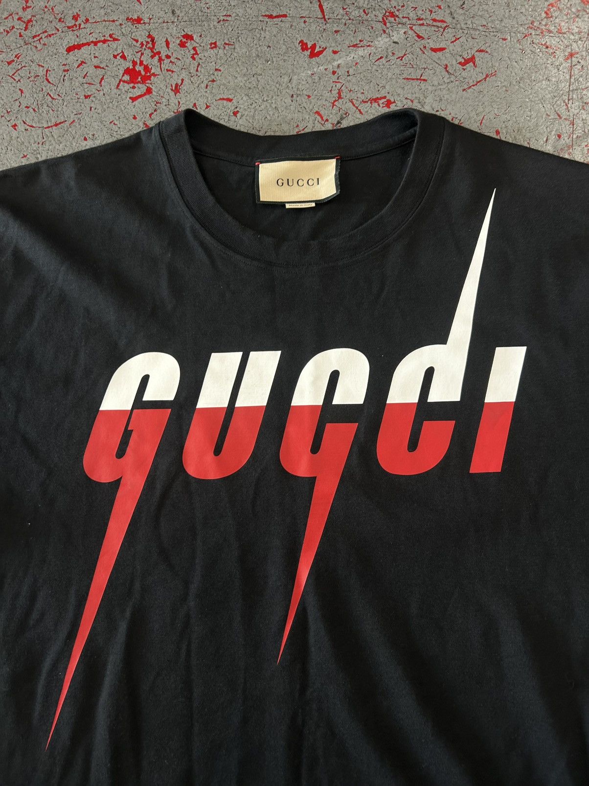 Gucci Gucci Blade Print T-shirt Size XL Size US XL / EU 56 / 4 - 2 Thumbnail