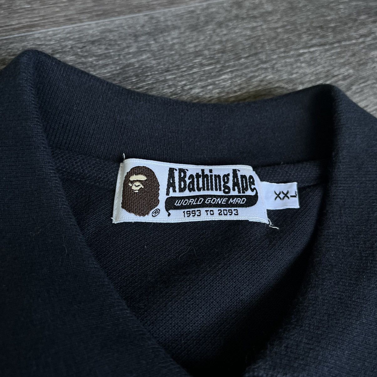 Bape × One Piece Rare OG A Bathing Ape Bape One Piece Pirate Skull Polo Shirt Size US XXL / EU 58 / 5 - 4 Thumbnail
