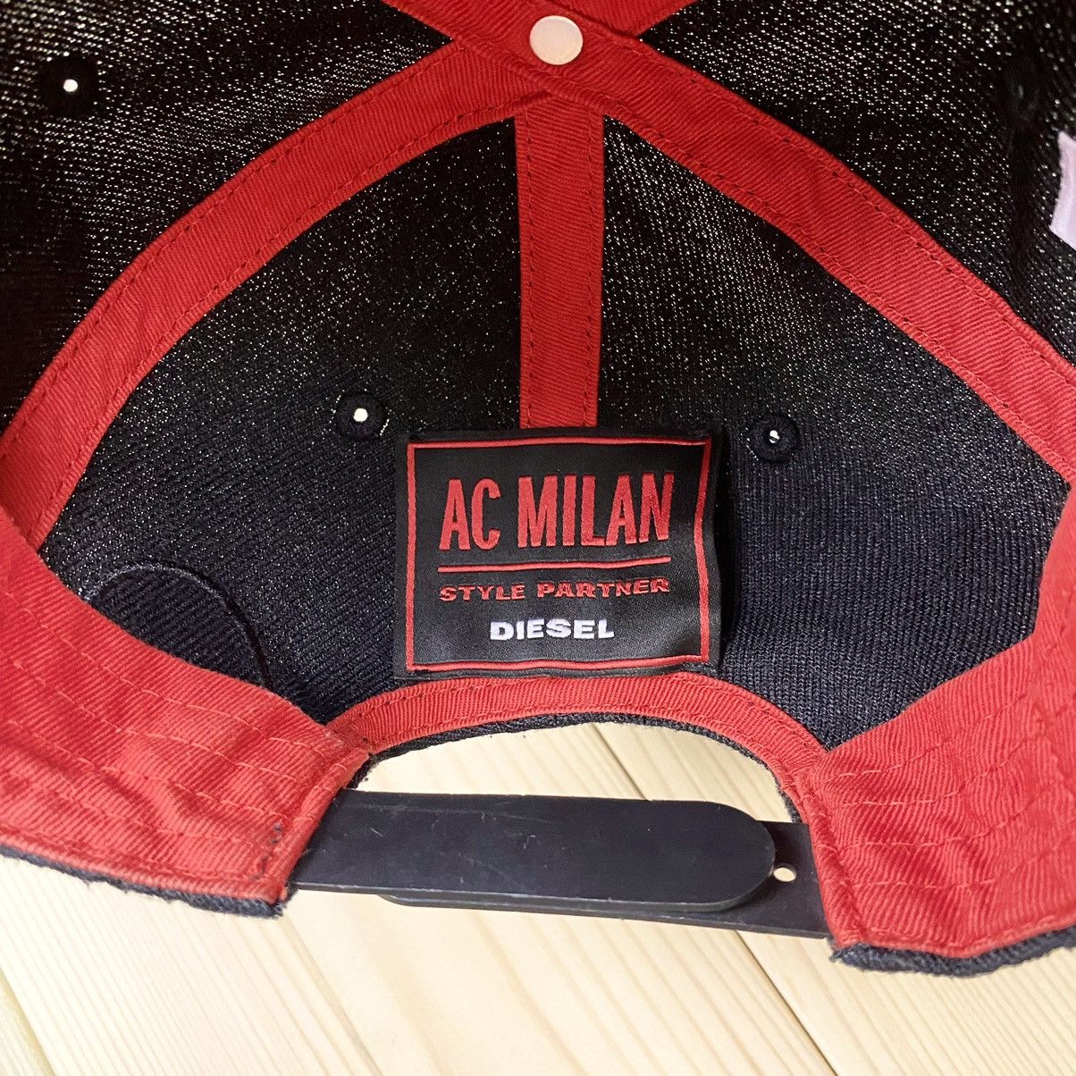 Diesel Diesel x AC Milan soccer baseball y2k blokecore cap Size ONE SIZE - 6 Thumbnail