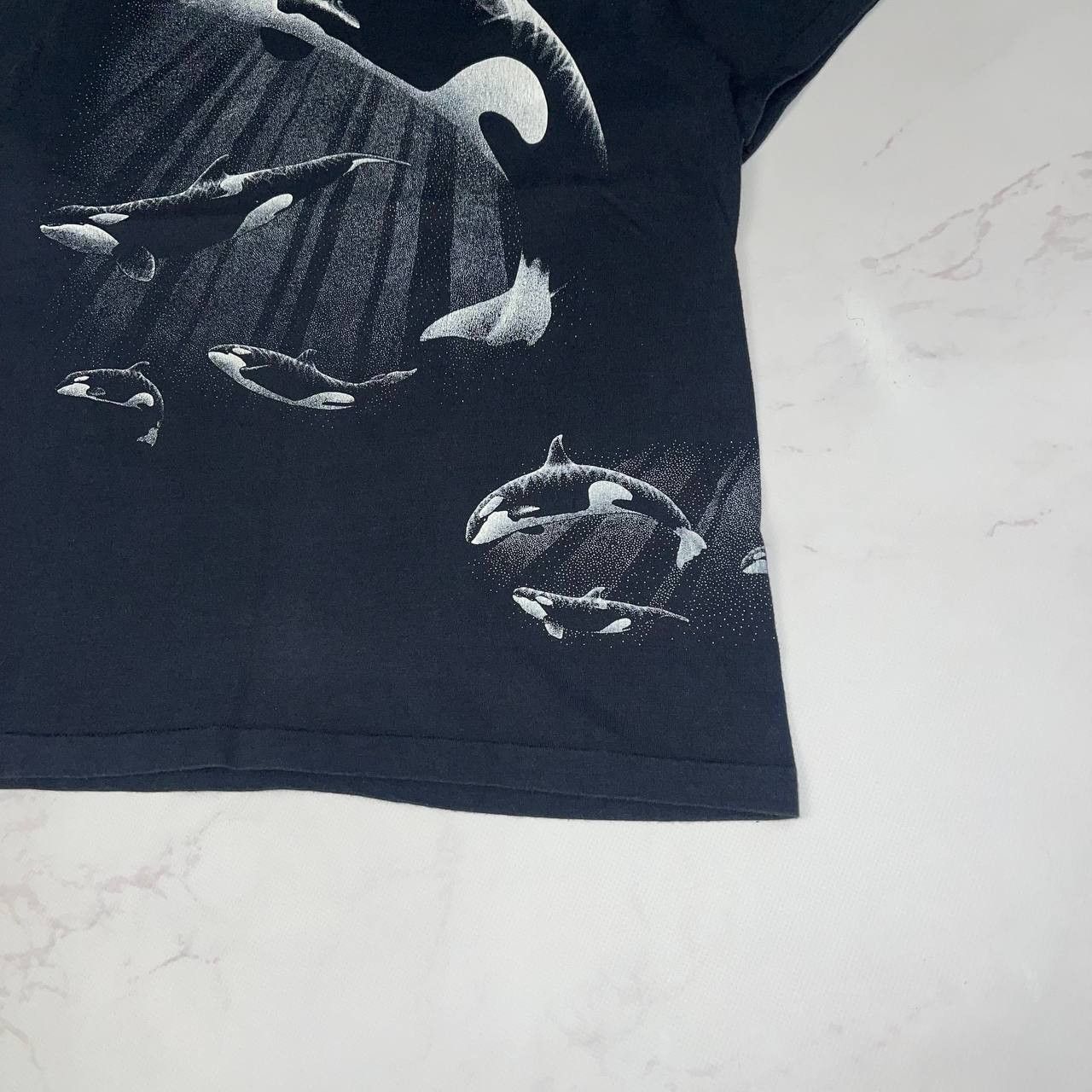 Vintage Vintage Vintage Sea World y2k single stitch art tee 90's Size US M / EU 48-50 / 2 - 6 Thumbnail