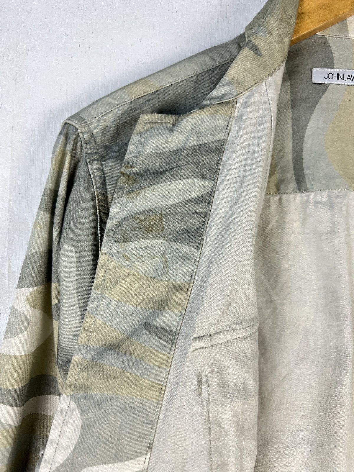 JOHN LAWRENCE SULLIVAN 💥 John Lawrence Sullivan Camo Split Pocket Jacket Size US S / EU 44-46 / 1 - 8 Thumbnail