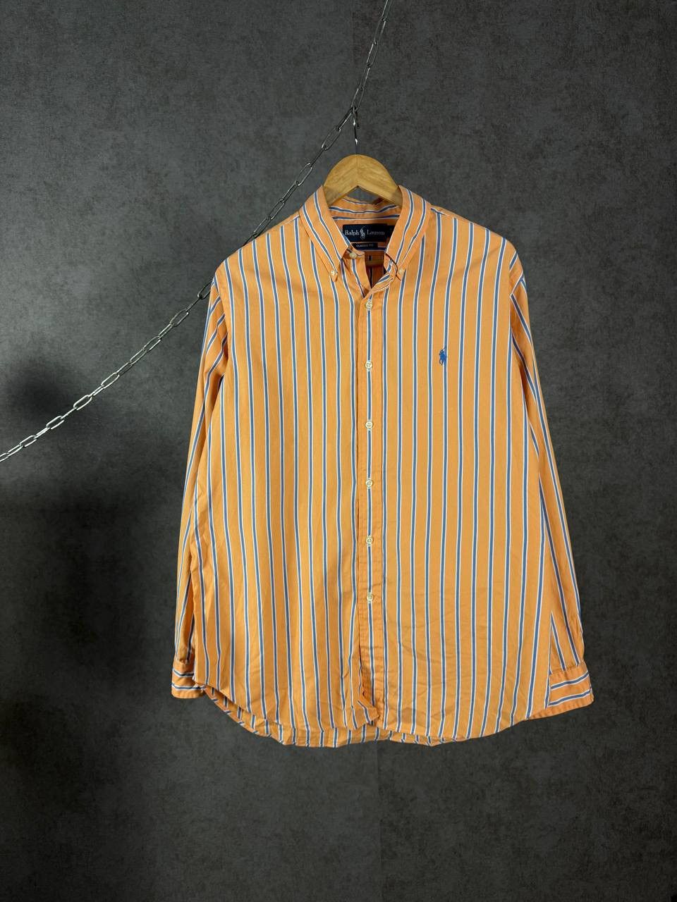 Polo Ralph Lauren Polo Ralph Lauren designer vintage striped shirt Size US XL / EU 56 / 4 - 1 Thumbnail