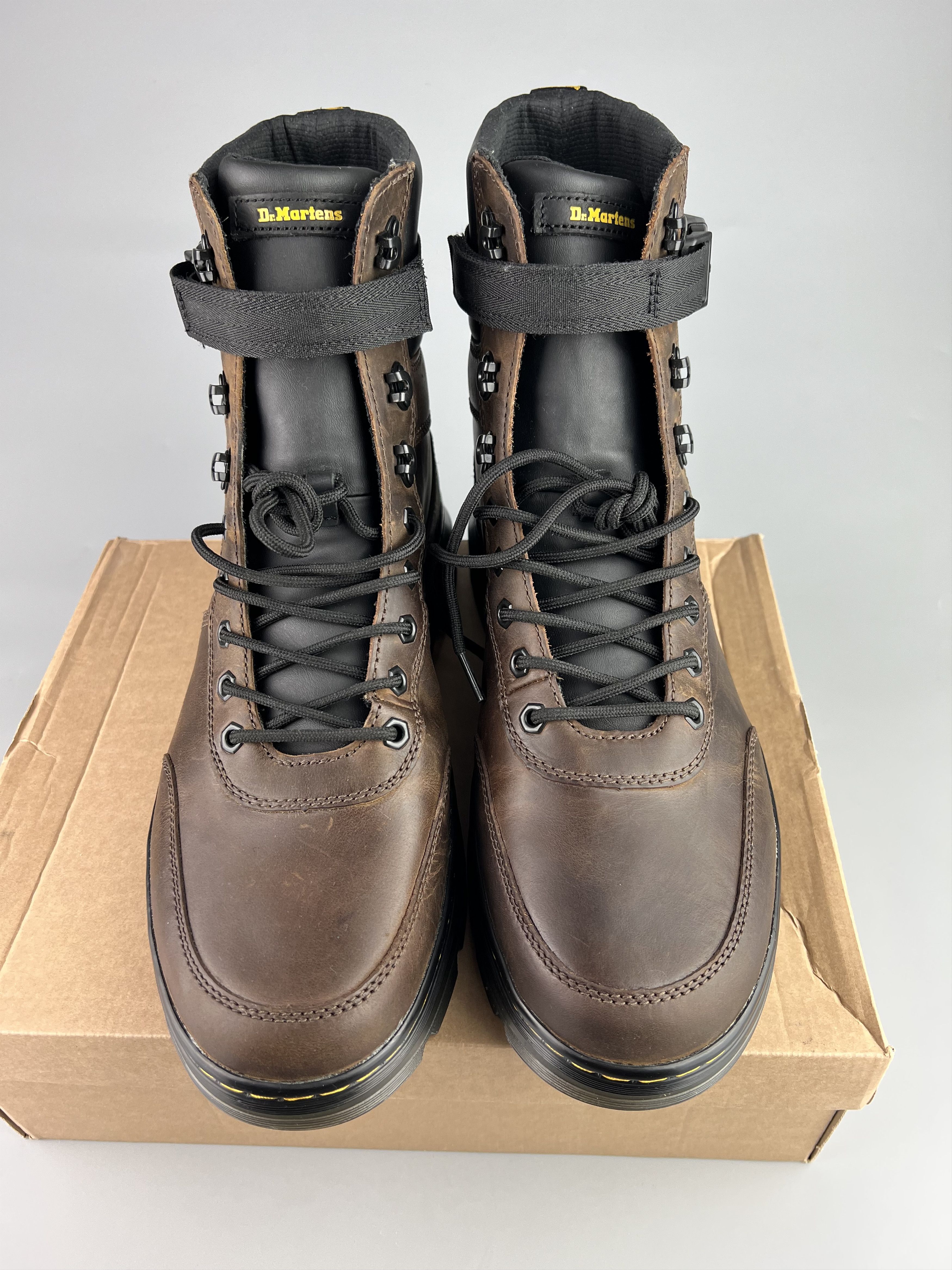 Dr. Martens US14 Dr.Martens Combs Tech Leather Boots Men's Brown Size US 14 / EU 47 - 4 Thumbnail