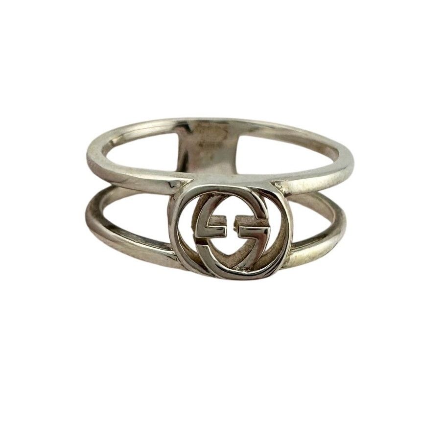 Gucci Gucci Interlocking G Open Band Ring Size 5.75 (11) Size ONE SIZE - 8 Thumbnail