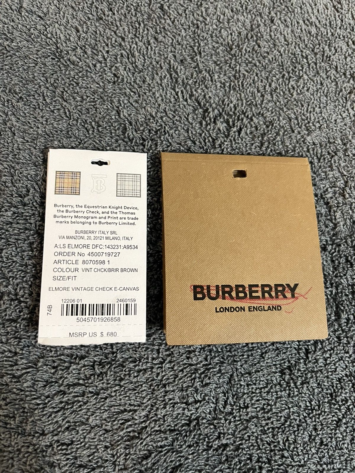 Burberry Burberry Check Zip Wallet Size ONE SIZE - 20 Thumbnail