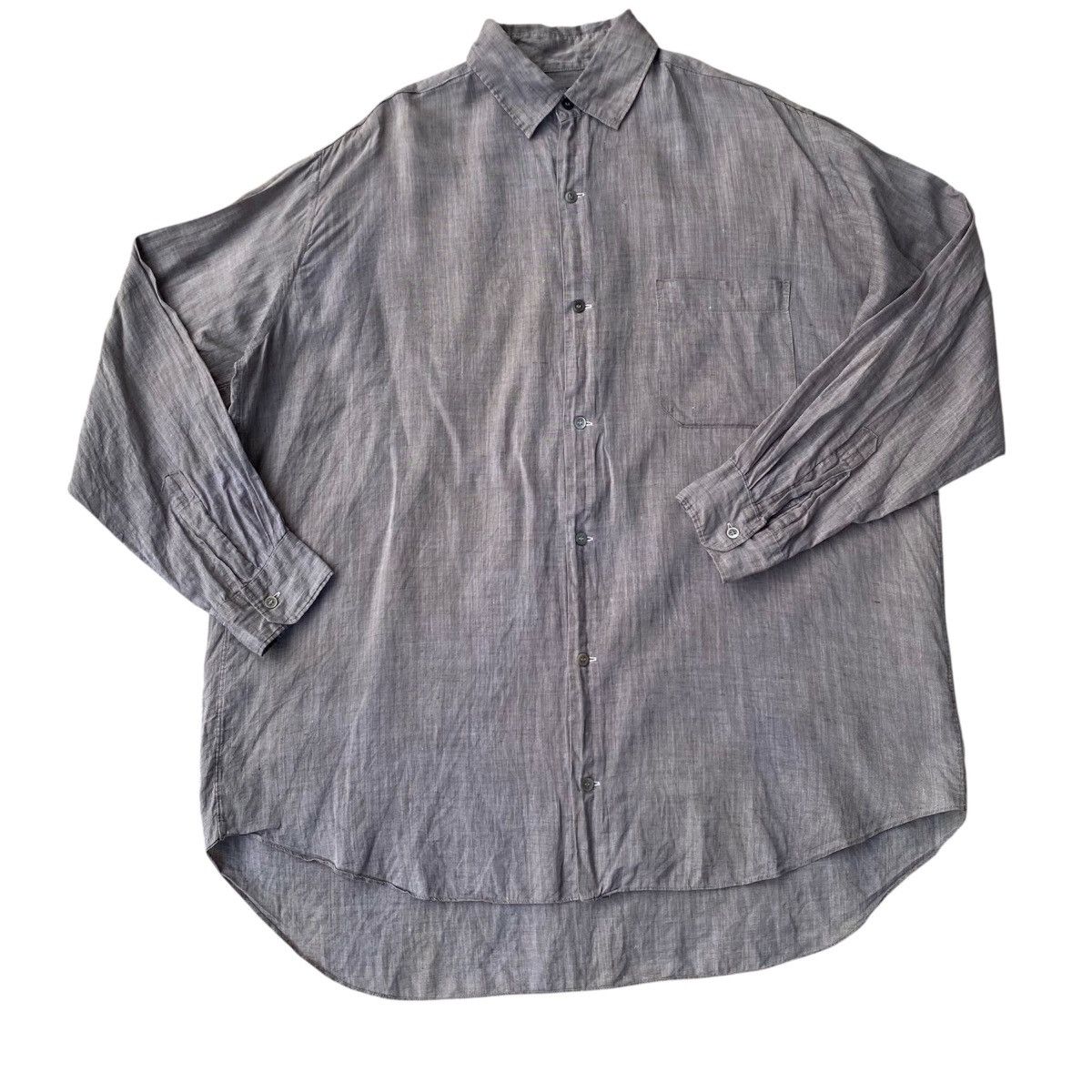 Yohji Yamamoto ‼️LAST DROP‼️Y’s For Men Yohji Yamamoto Linen Oversized Shirt Size US L / EU 52-54 / 3 - 2 Thumbnail