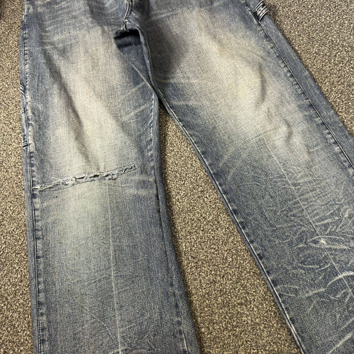 Hypebeast Vans Skateboard Dungaree Baggy Pants Y2k Style Size US 32 / EU 48 - 4 Thumbnail