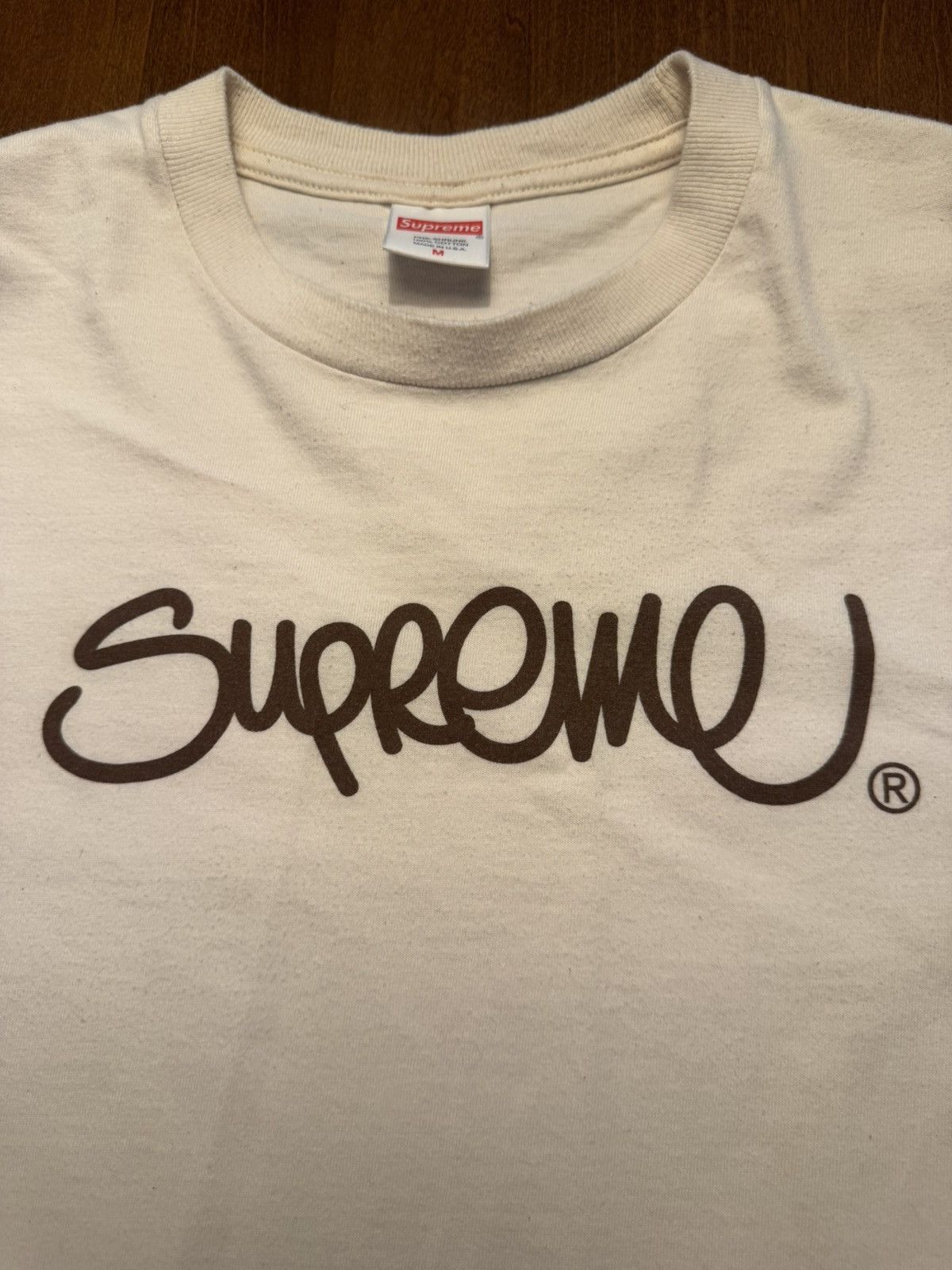 Supreme Supreme logo t shirt Size US M / EU 48-50 / 2 - 2 Thumbnail