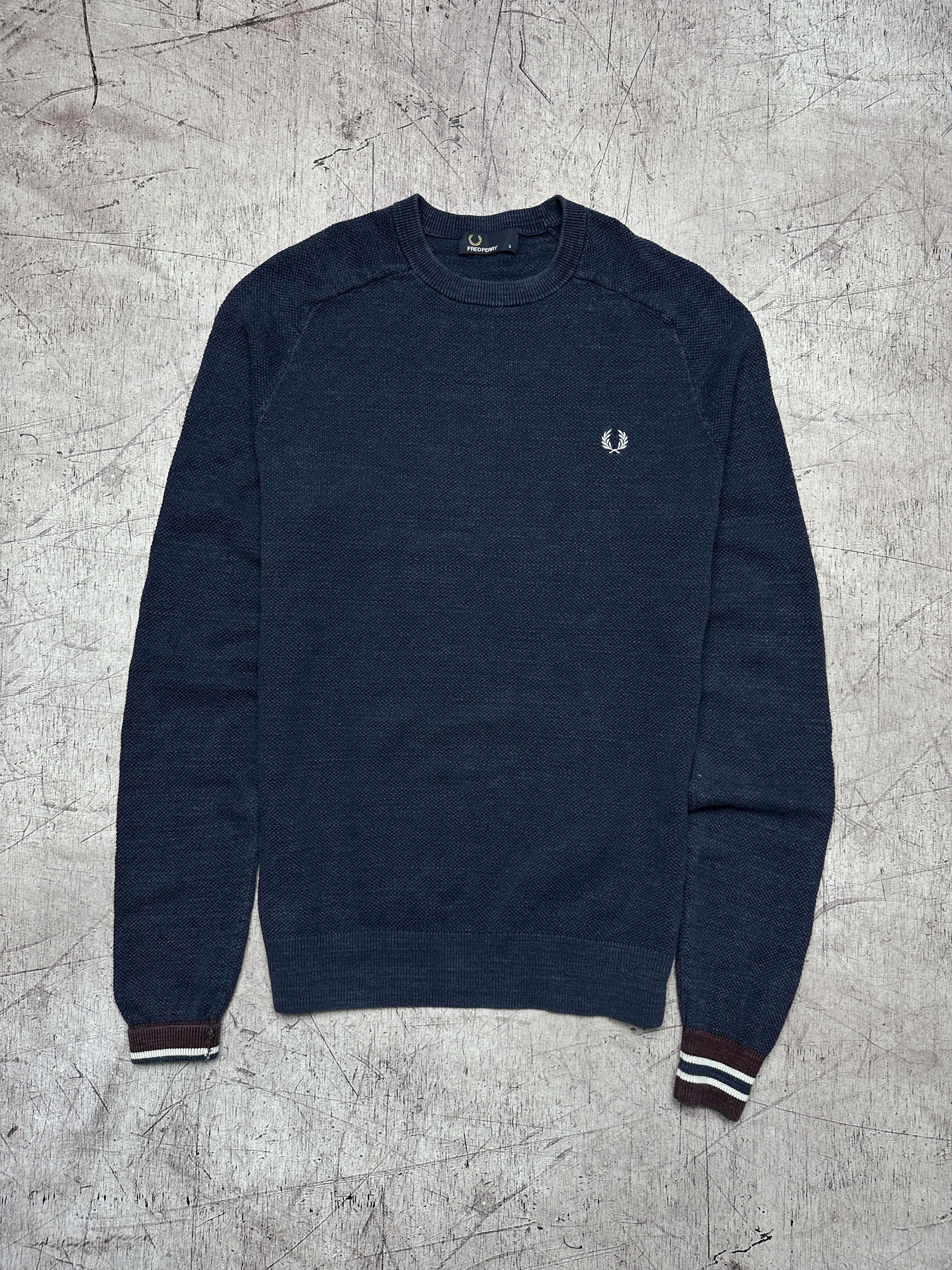 Fred Perry Fred Perry Mens Crew Neck Sweater Size US S / EU 44-46 / 1 - 1 Thumbnail