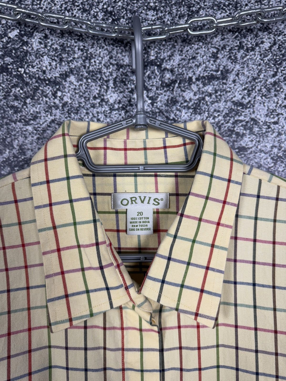 Orvis Women Orvis Dress Long Sleeve Plaid Shirt Button Up Size 20 Size XXL / US 16-18 / IT 52-54 - 6 Thumbnail