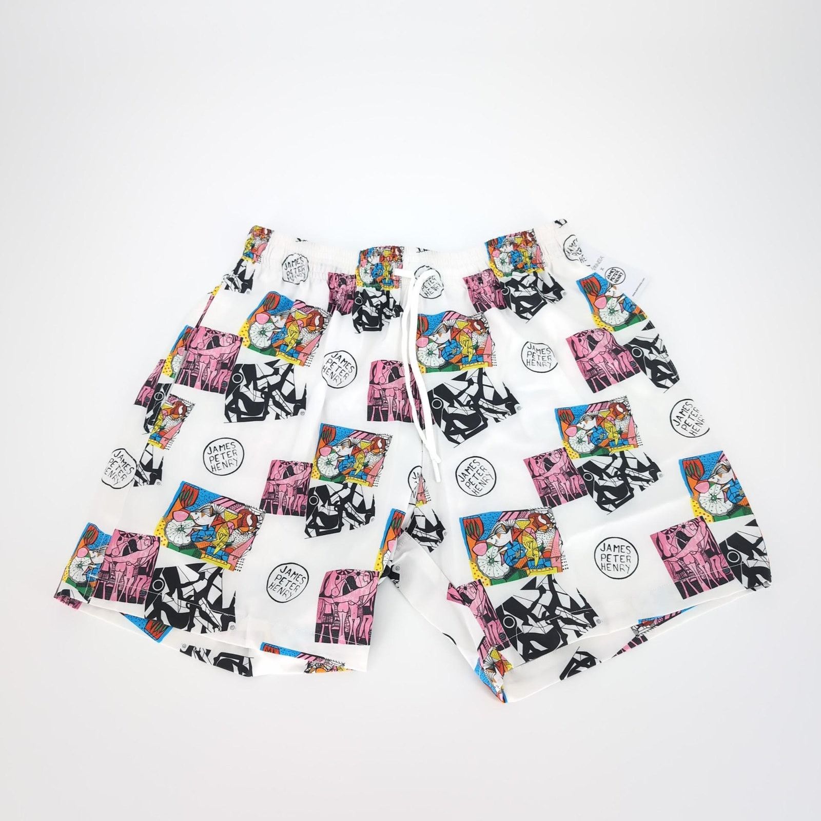 Other NWT​ Swiminista Swim Trunks Mid-Length Board Shorts - Size M Size US 32 / EU 48 - 16 Thumbnail