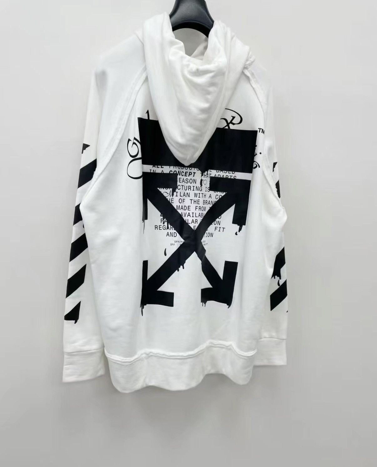 Off-White OFF-WHITE 100% Cotton Oversized Hoodie J30 Size US XL / EU 56 / 4 - 2 Thumbnail