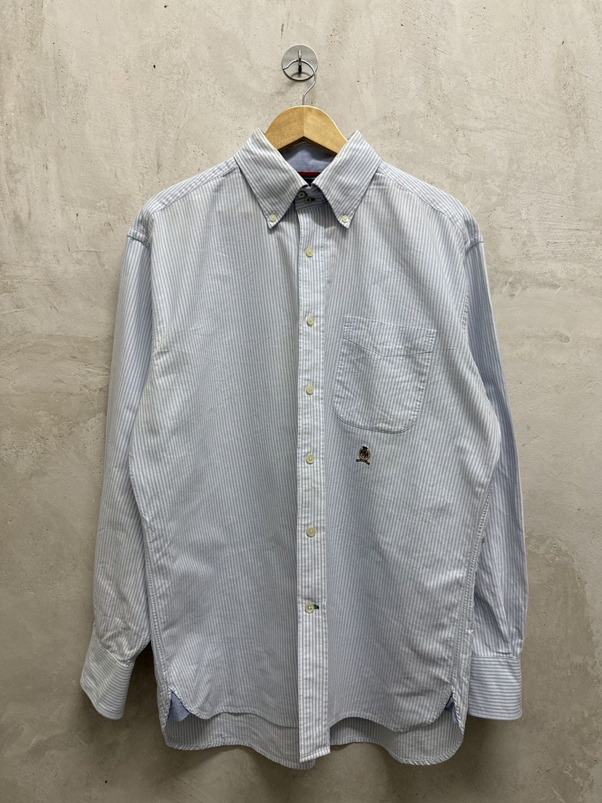 Tommy Hilfiger Vintage Tommy Hilfiger Stripe Shirt Size US L / EU 52-54 / 3 - 1 Thumbnail