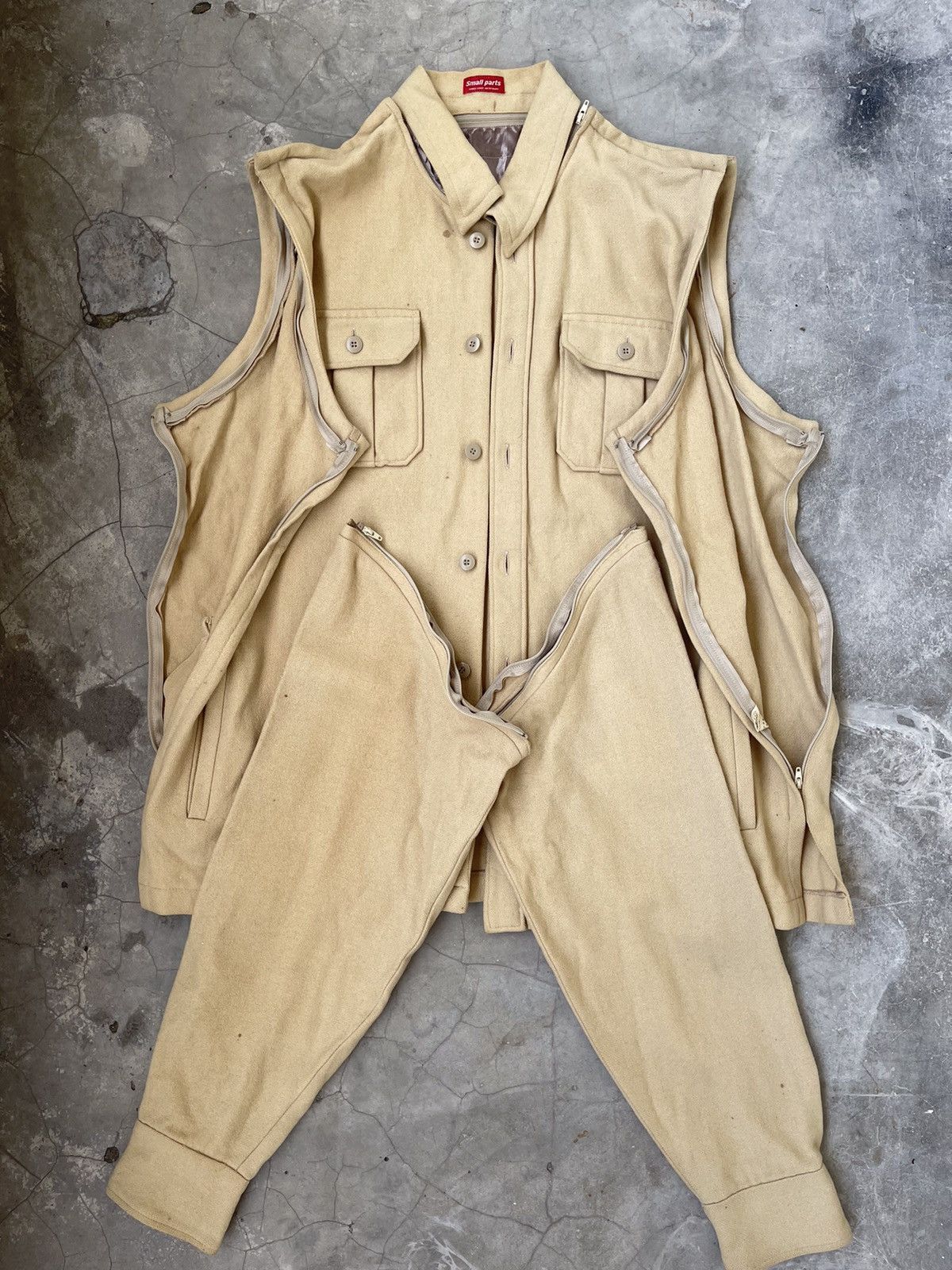 Jun Takahashi × Undercover A/W1998-1999 Undercover Small Part Wool Button Jacket Size US L / EU 52-54 / 3 - 6 Thumbnail