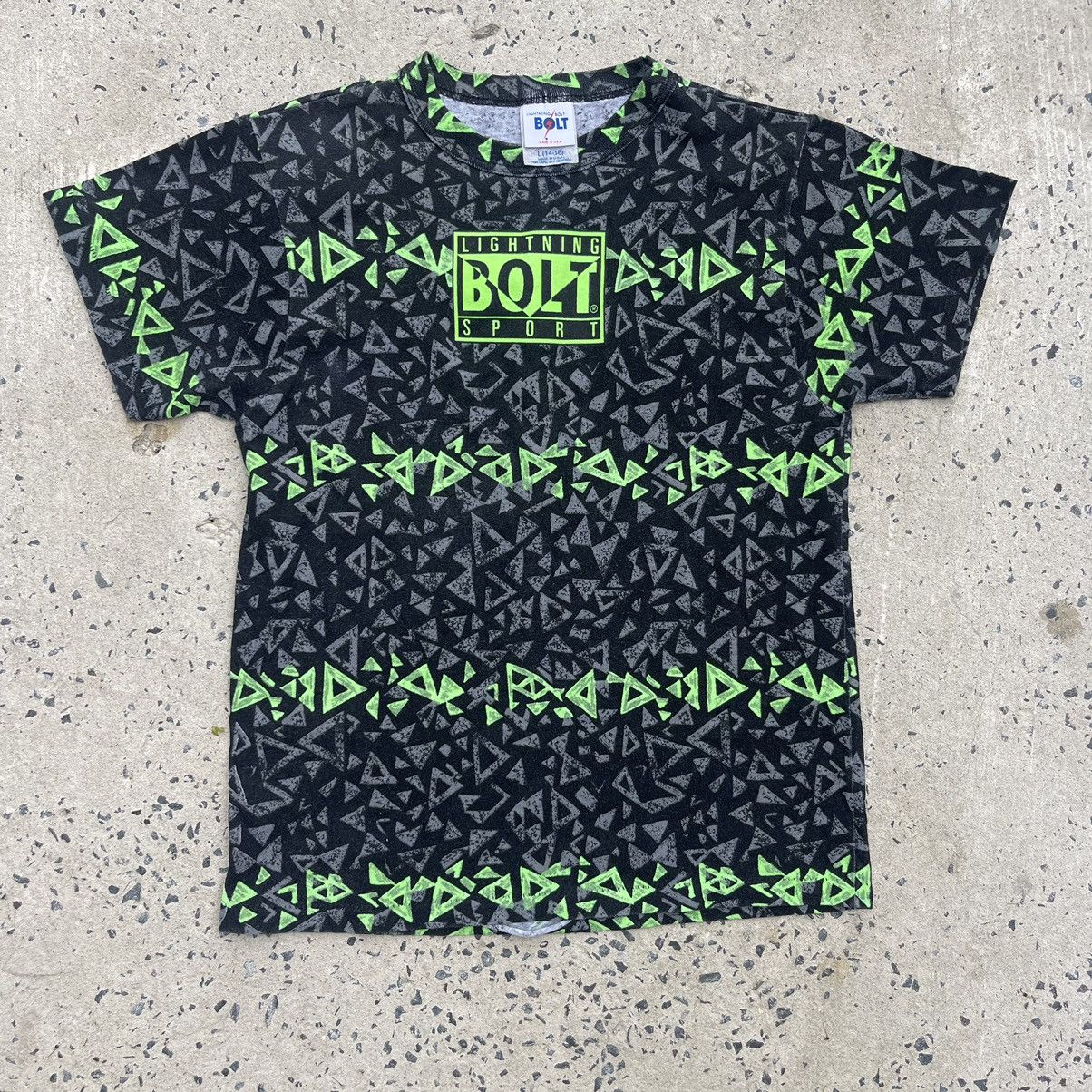 Lightning Bolt Vintage 90s LIGHTNING BOLT SPORT Single Stitch Shirt Size US XS / EU 42 / 0 - 1 Thumbnail