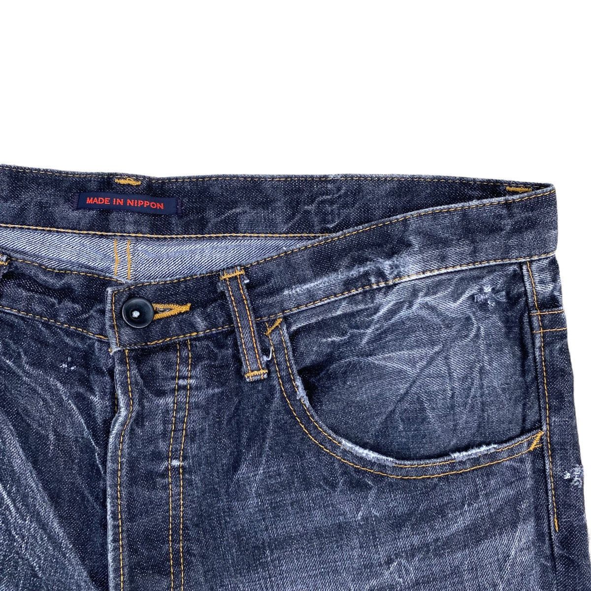 Japan Blue × Japanese Brand Vintage Blueway Mudwash Flare Denim Jeans Size US 35 - 6 Thumbnail