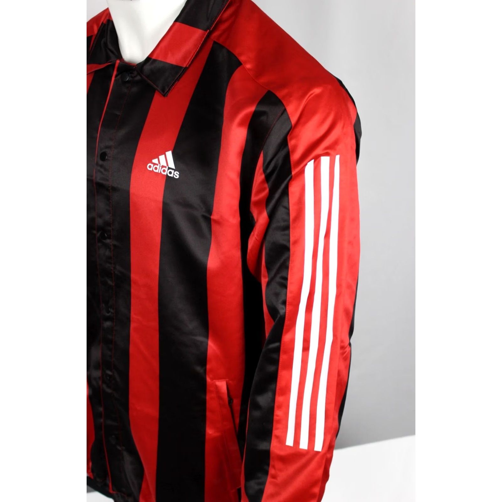 Adidas Adidas Men's Xpress Coaches Jacket L Black Red HS3302 Size US L / EU 52-54 / 3 - 3 Thumbnail