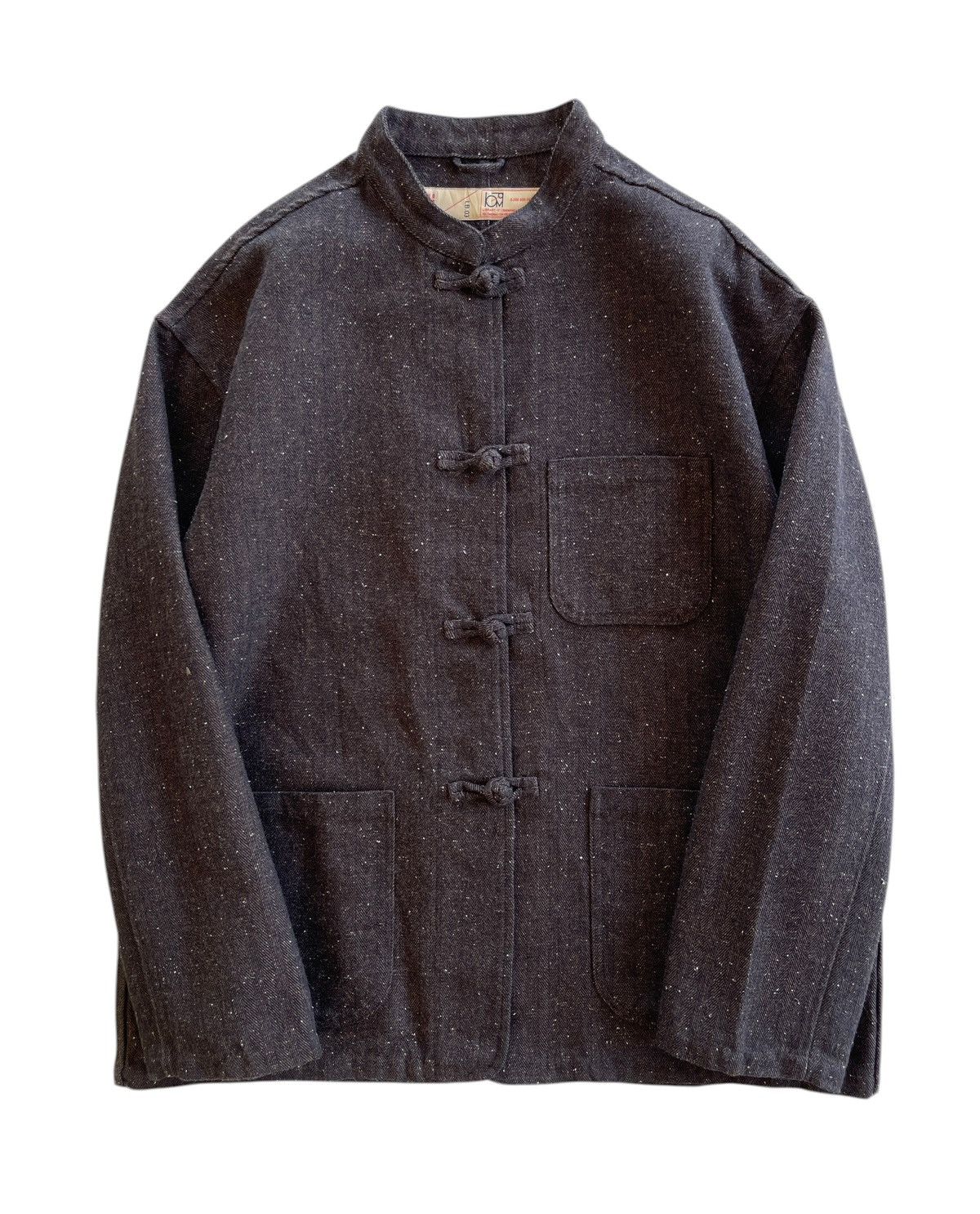 NANO universe Herringbone China Jacket Size US L / EU 52-54 / 3 - 1 Thumbnail