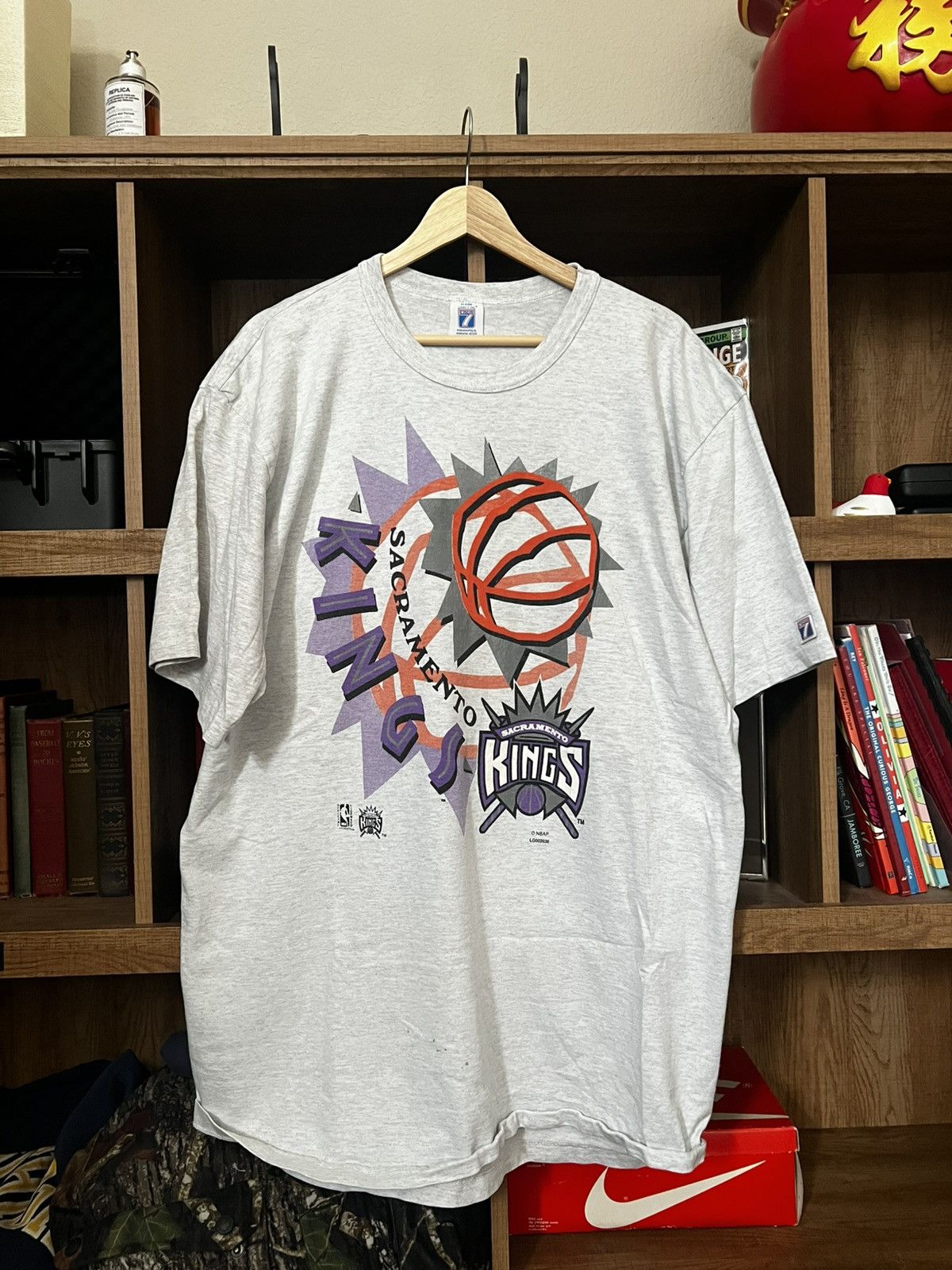 NBA × Vintage Vintage kings shirt Size US XL / EU 56 / 4 - 1 Thumbnail