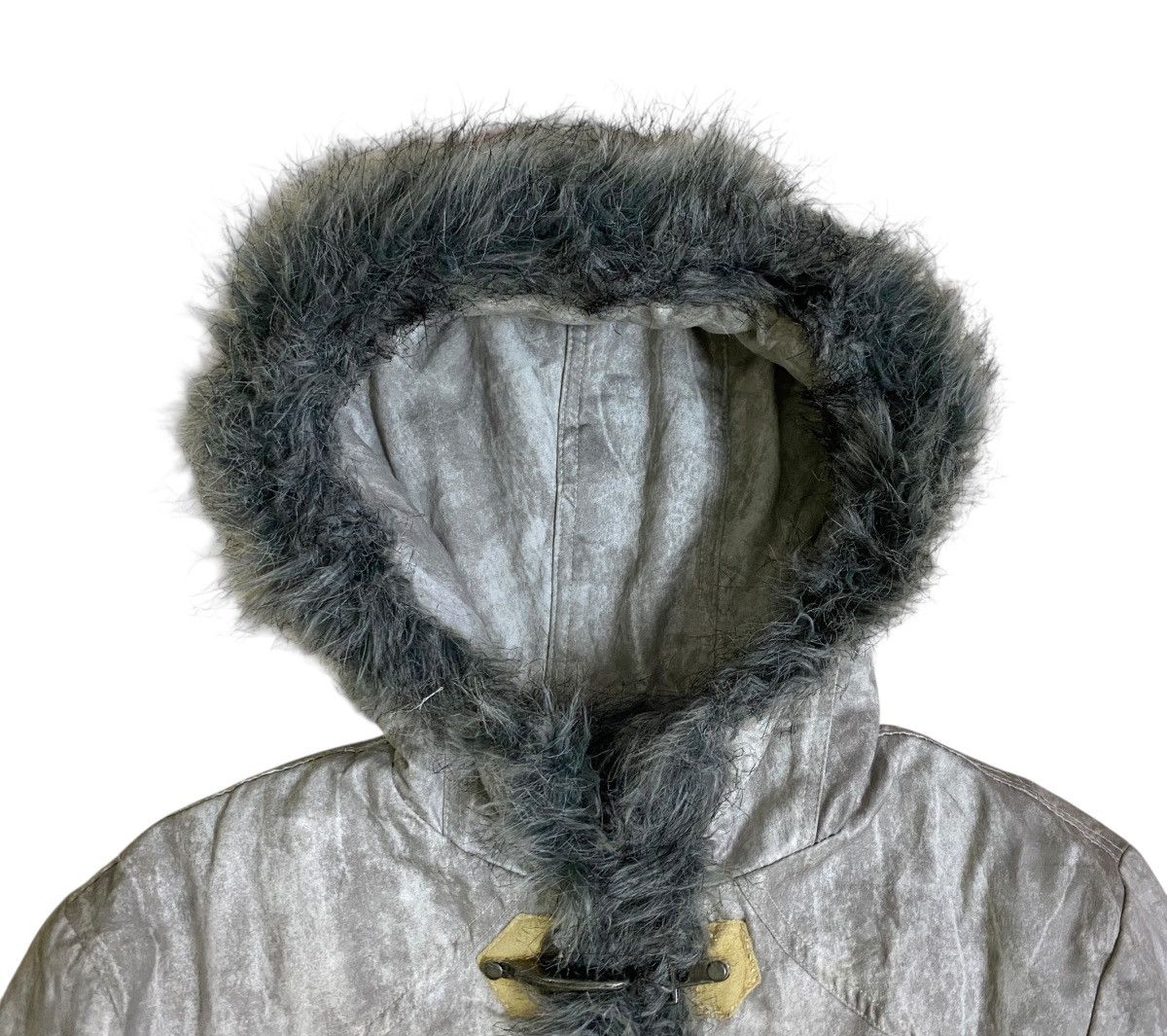 BERNINGS SHO Very Rare Vintage Brand Bernings Sho Fur Waxed Parka 1990s Size US M / EU 48-50 / 2 - 6 Thumbnail