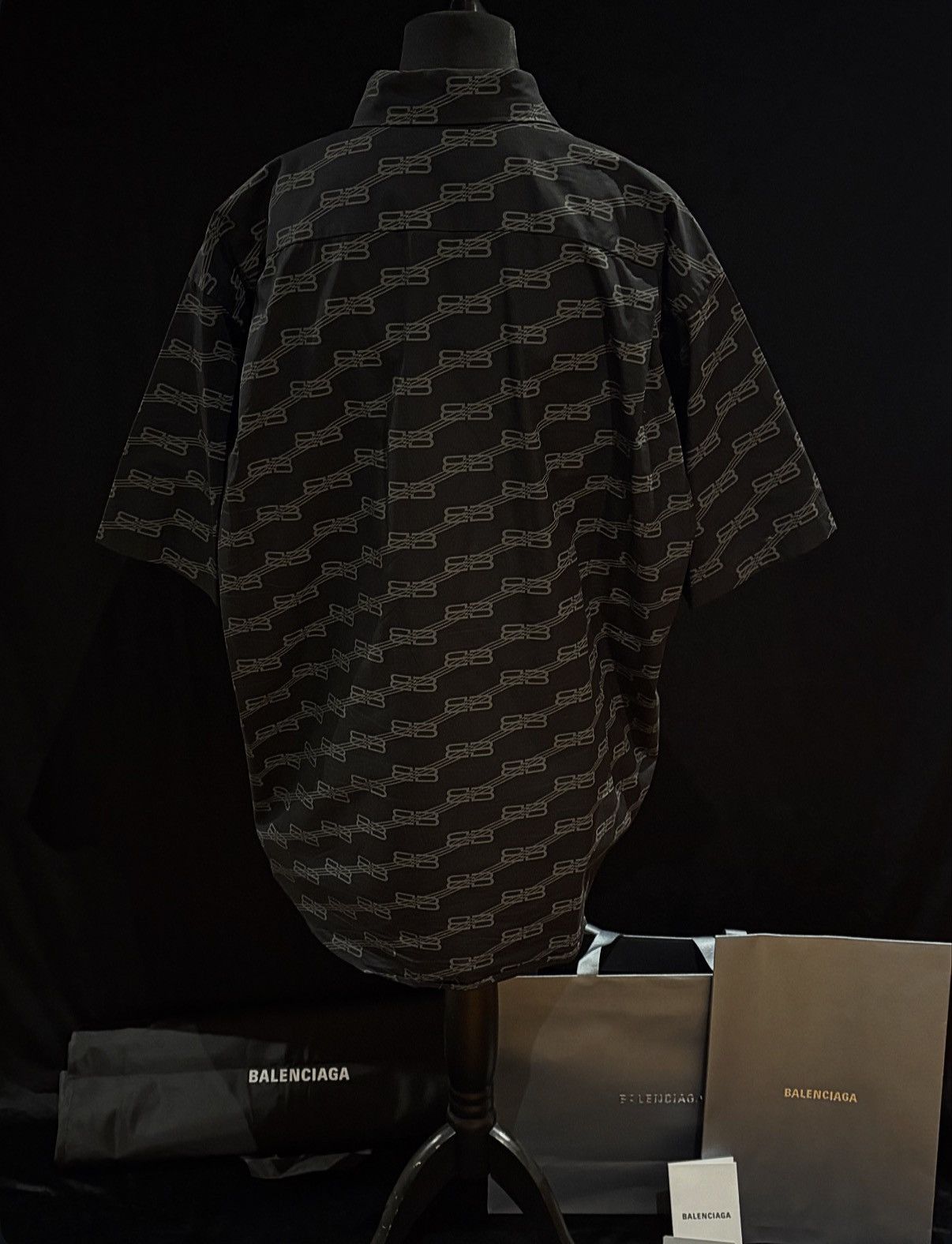 Balenciaga Balenciaga Pattern Shirt 3XL with Full Set Size US XXL / EU 58 / 5 - 3 Thumbnail