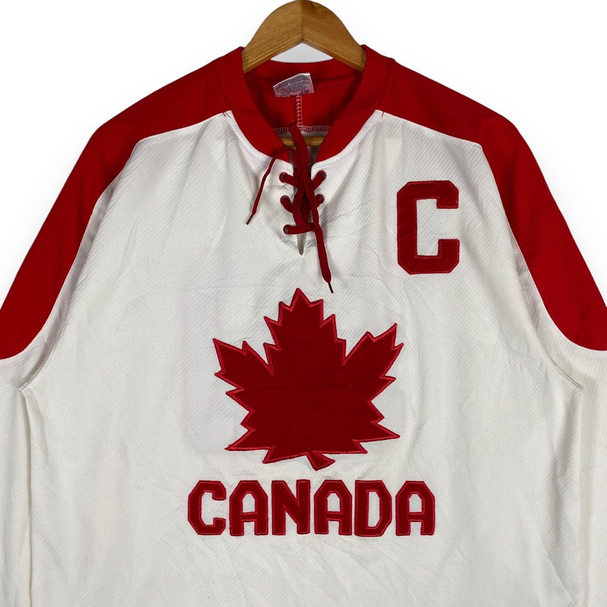 Vintage VINTAGE CANADA HOCKEY JERSEY Size US L / EU 52-54 / 3 - 2 Thumbnail