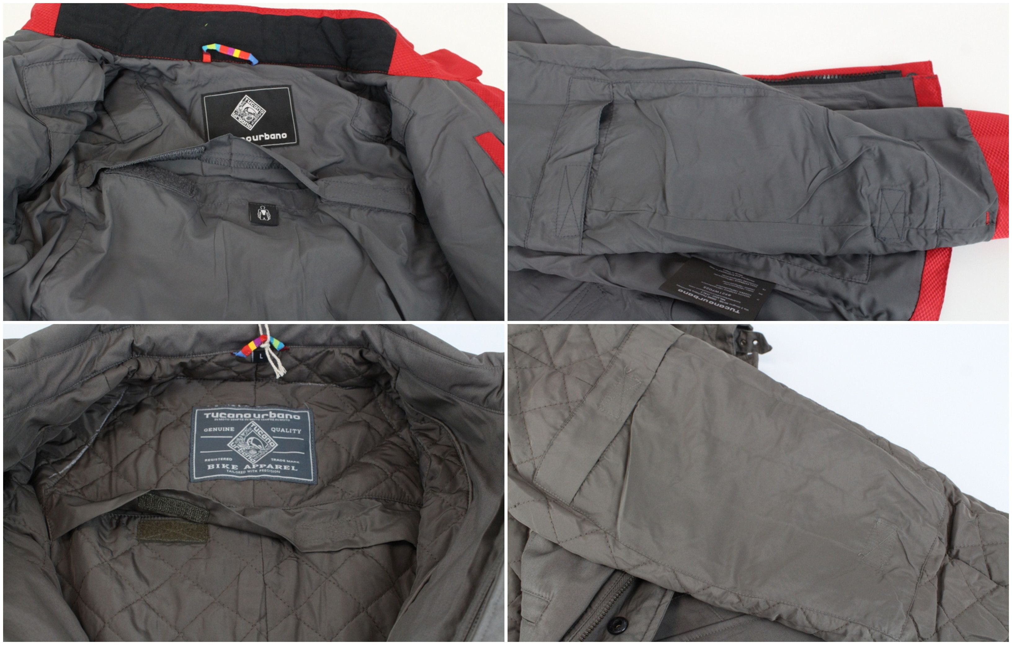 Other FRECCIA 2XS Grey Water-Repellent Lined Moto Jacket 75854 Size XXS / US 00 / IT 34 - 11 Thumbnail