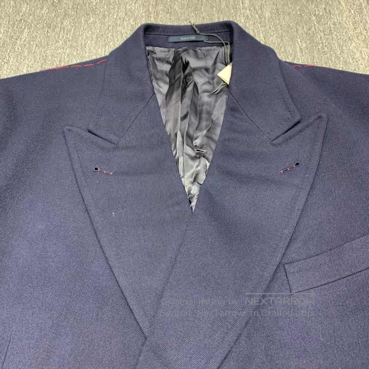 Gucci new Gucci deep blue coat size 66R. Size US M / EU 48-50 / 2 - 7 Thumbnail