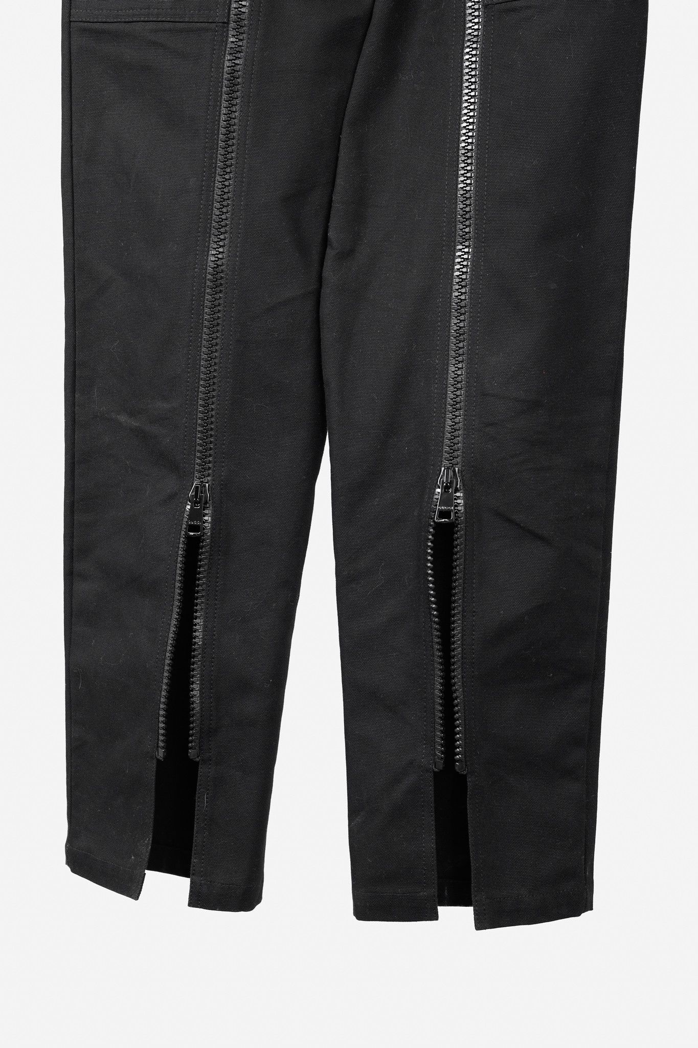Gucci Gucci Black Cotton-Twill Zip-Detail Pants Size 27" / US 4 / IT 40 - 6 Thumbnail